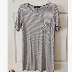 Black & White striped tunic